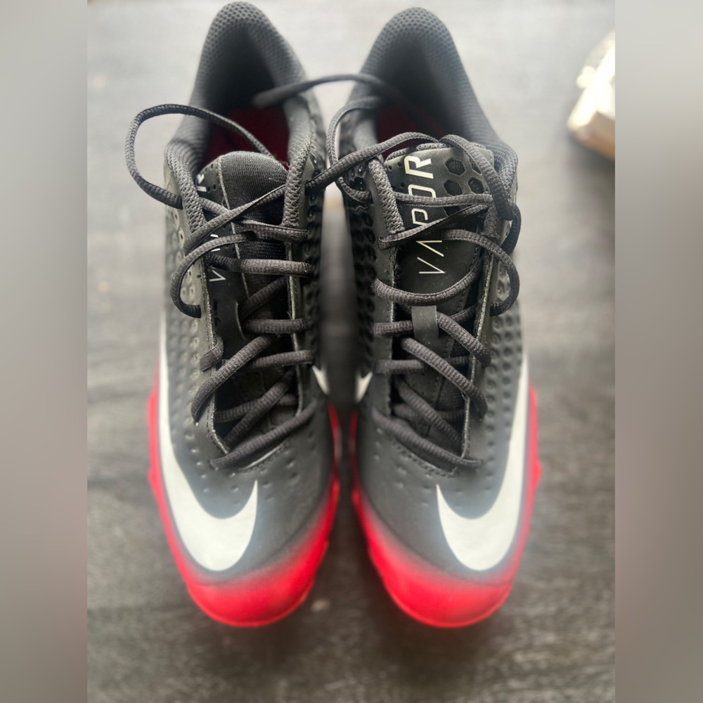 Nike FastFlex Vapor Baseball Cleats Red Black Men's Size 9 US Shoes 852688-016